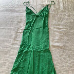 Zara green dress